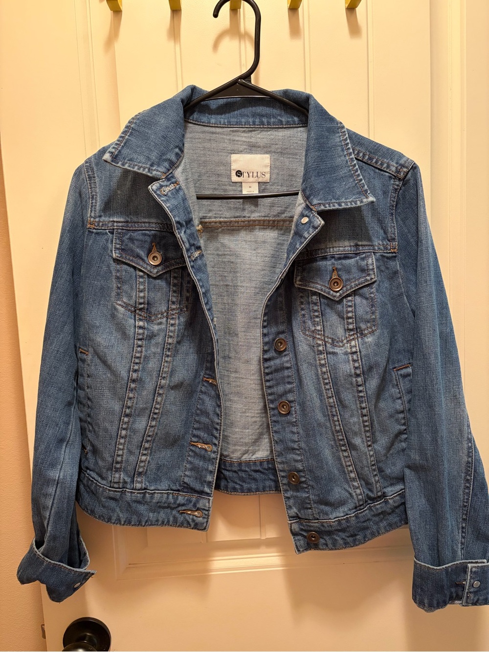 STYLUS Medium Blue Denim Jean Jacket